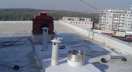 Střecha po dokončení