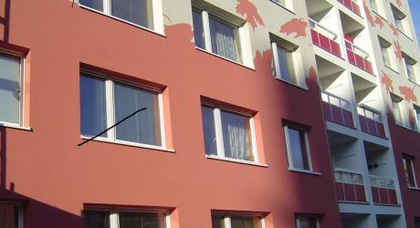 Fasáda po dokončení