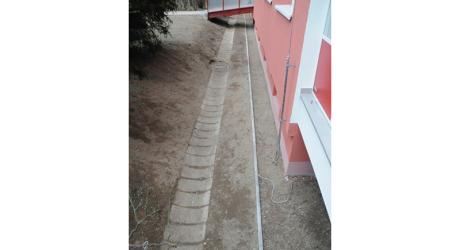 Odvodnění po vyčištění