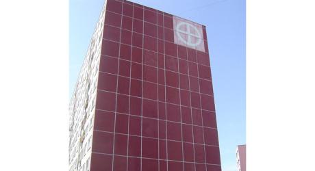 Původní stav štítu